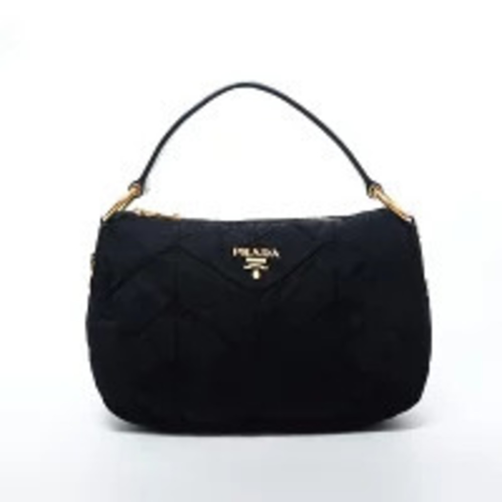 Prada Quilted Hobo Black Handbag